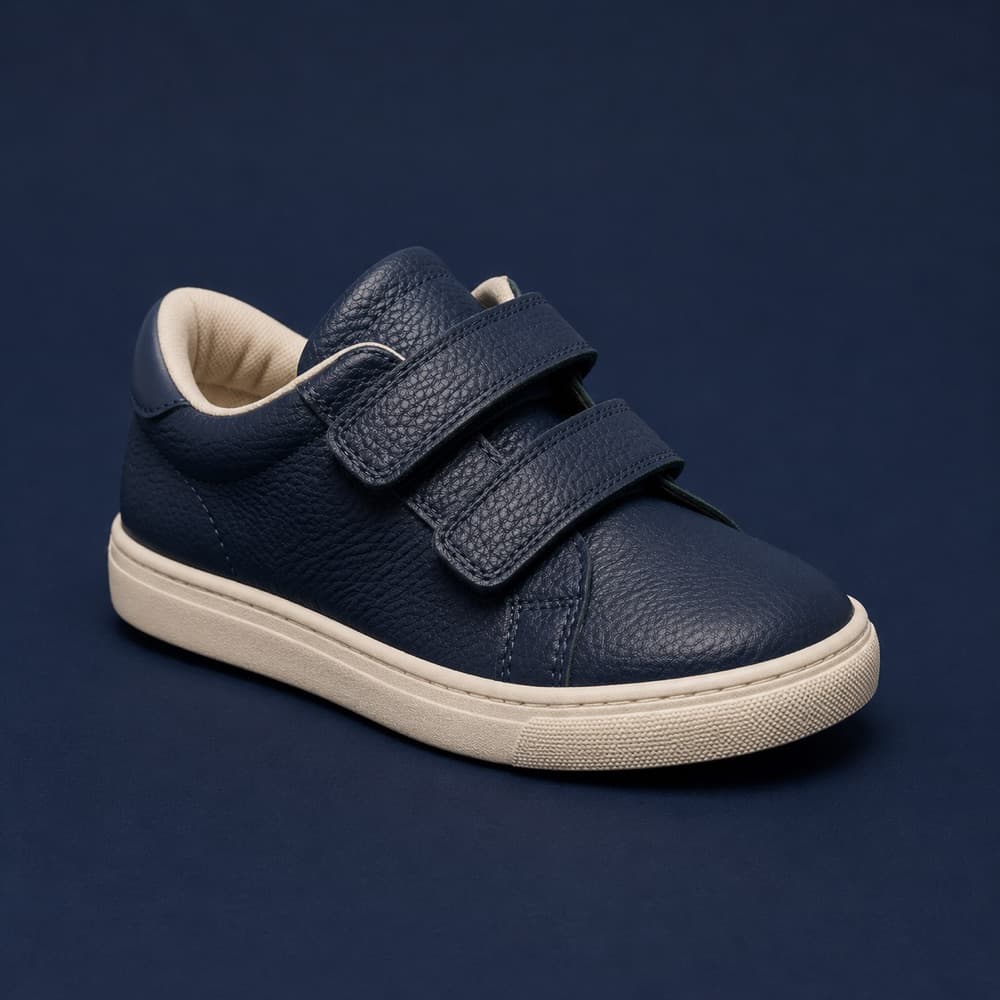 Everyday Premium, Pebbled leather, padded collar, cream sole.