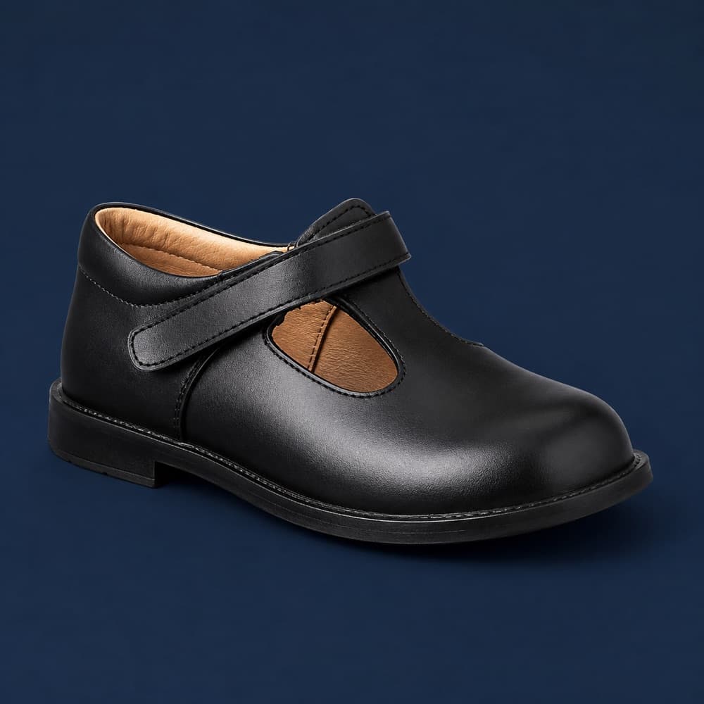 School Premium, Calf leather, leather-edged sole, four eyelets.